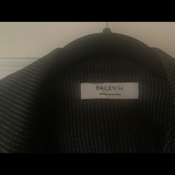 Bailey 44 Long pin striped dark grey blazer. - Picture 4 of 5